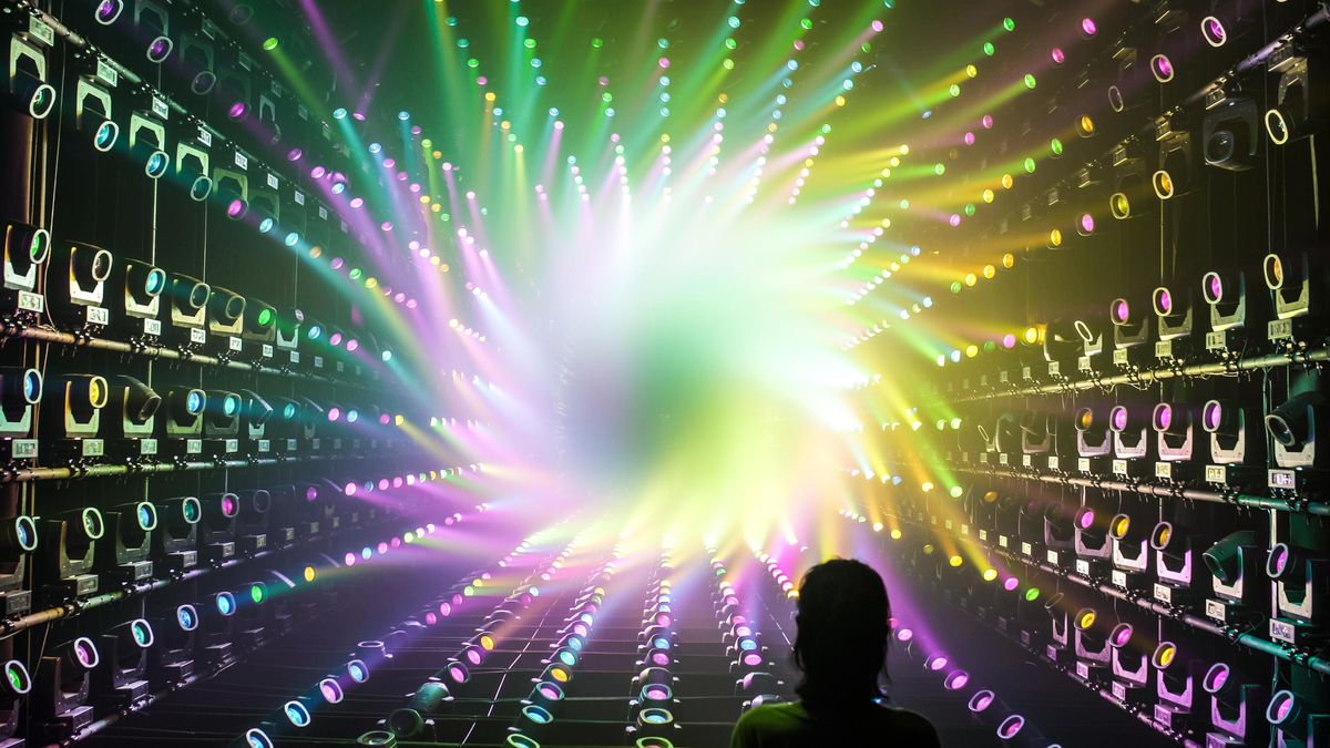 极光 III, 极光漩涡 / Aurora Lights III, Aurora Vortex | teamLab