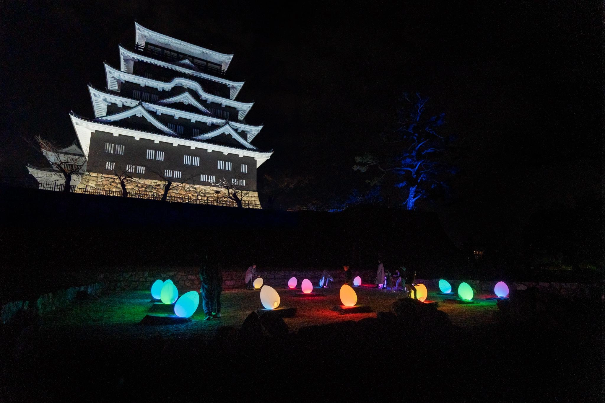 teamLab: Digitized Fukuyama Castle | teamLab