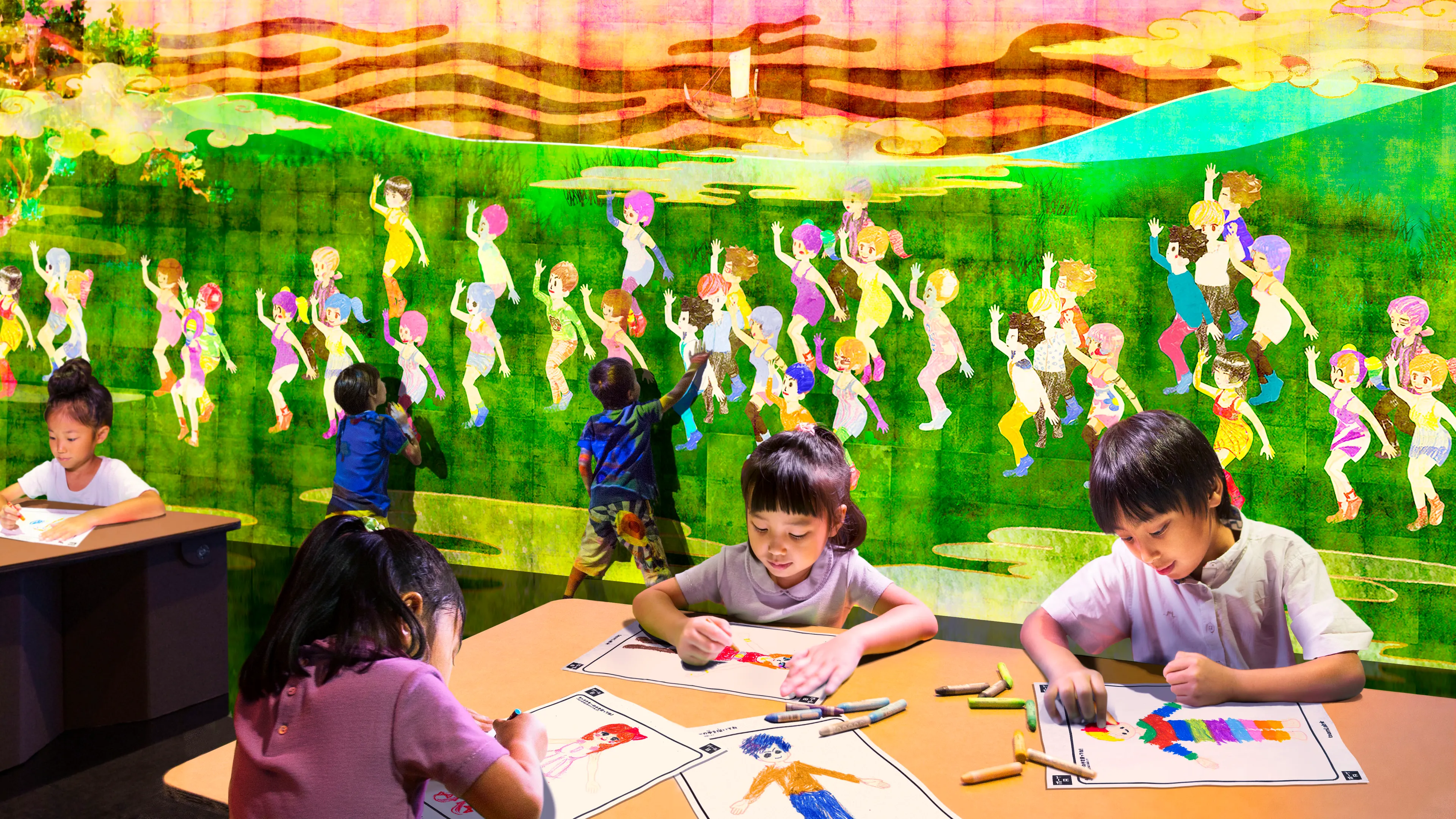 近くの展示画像