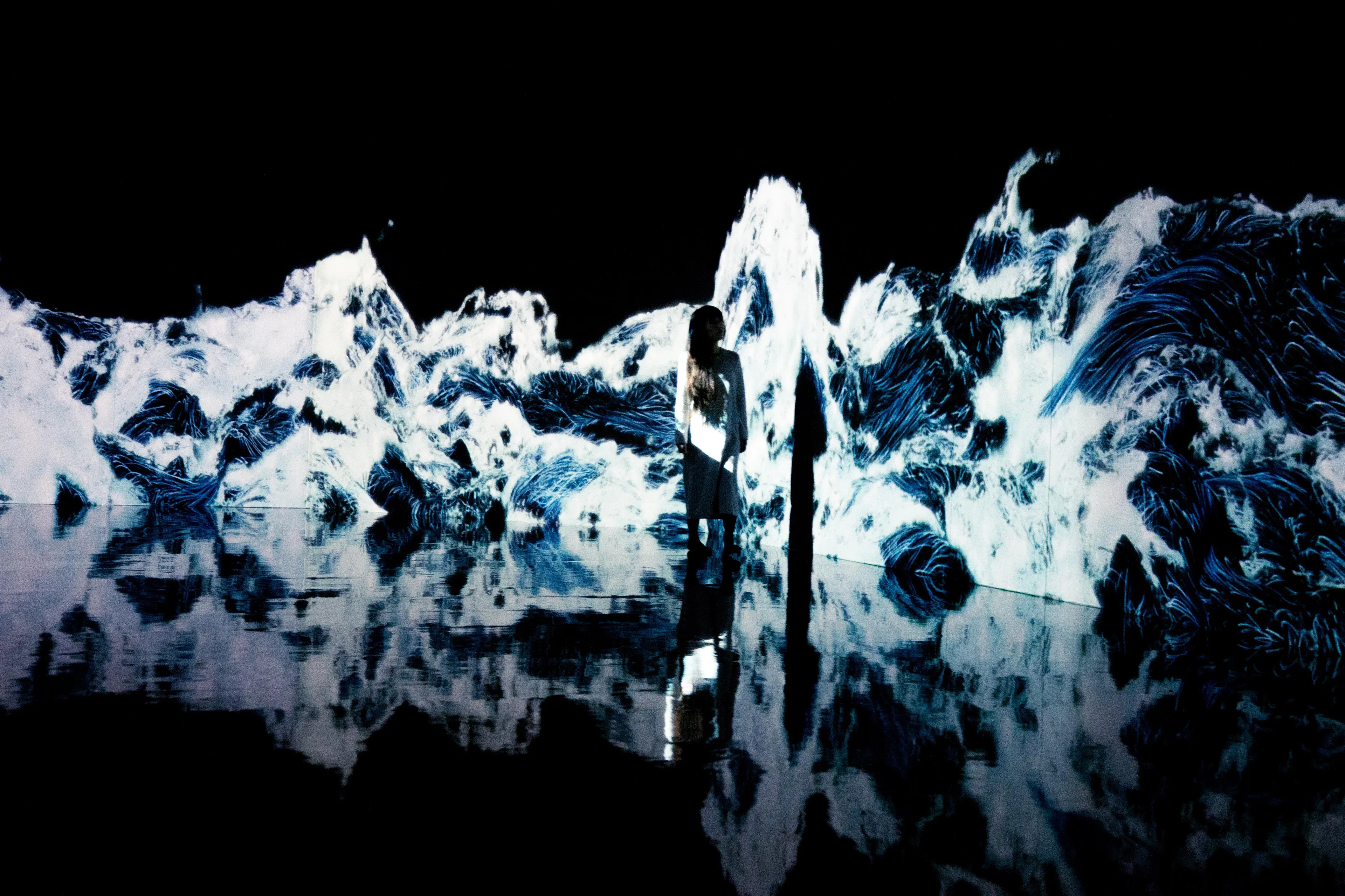 Black Waves | teamLab