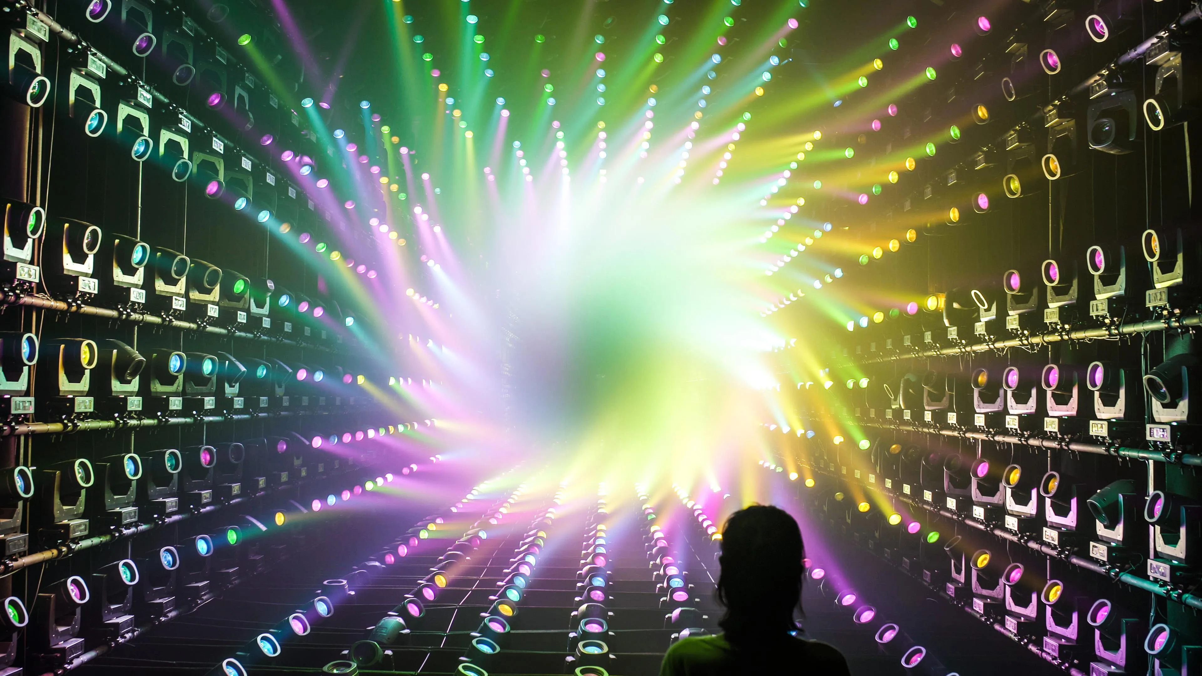 极光 III, 极光漩涡 / Aurora Lights III, Aurora Vortex | teamLab