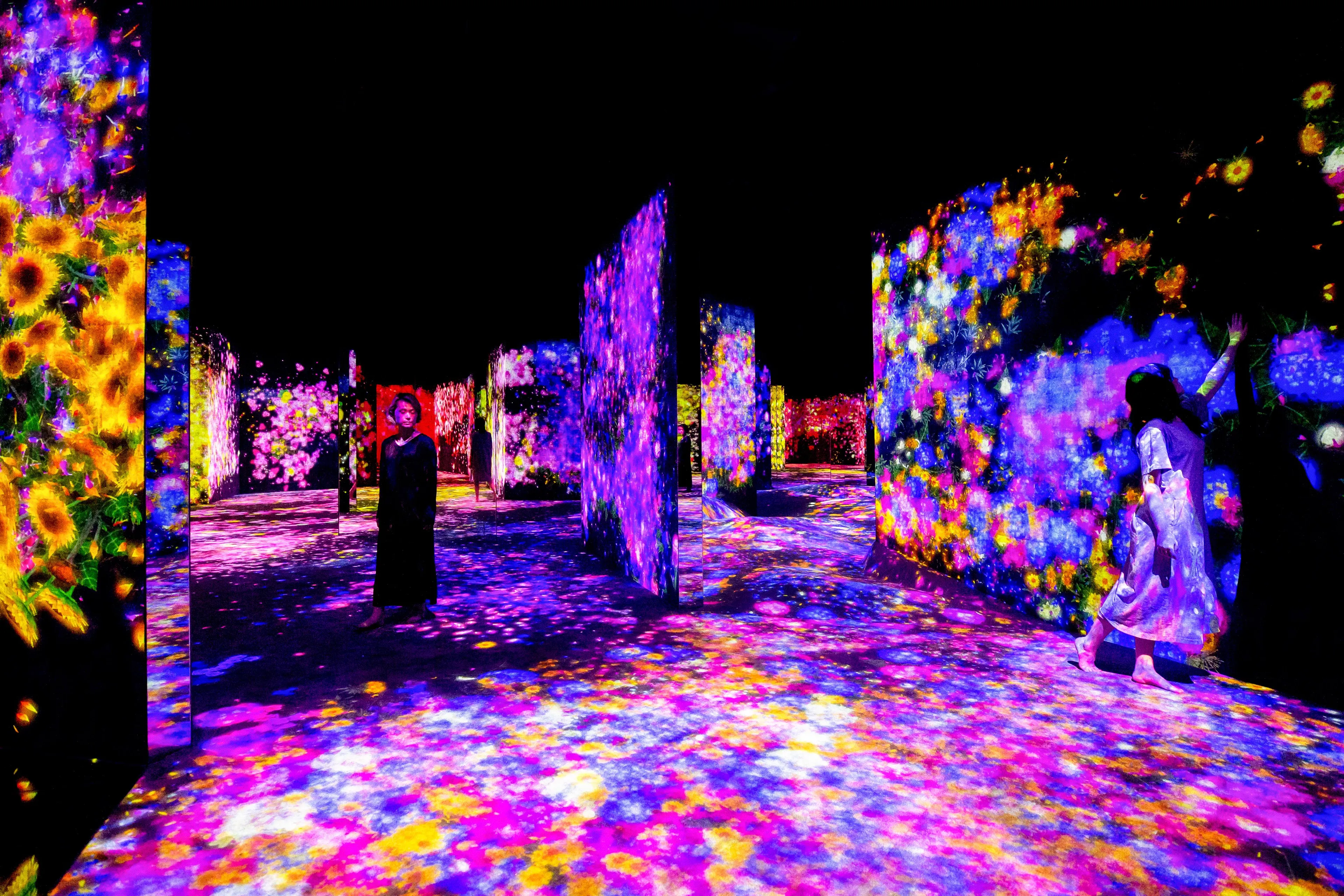 teamLab Borderless Hamburg: UBS Digital Art Museum | teamLab / チームラボ