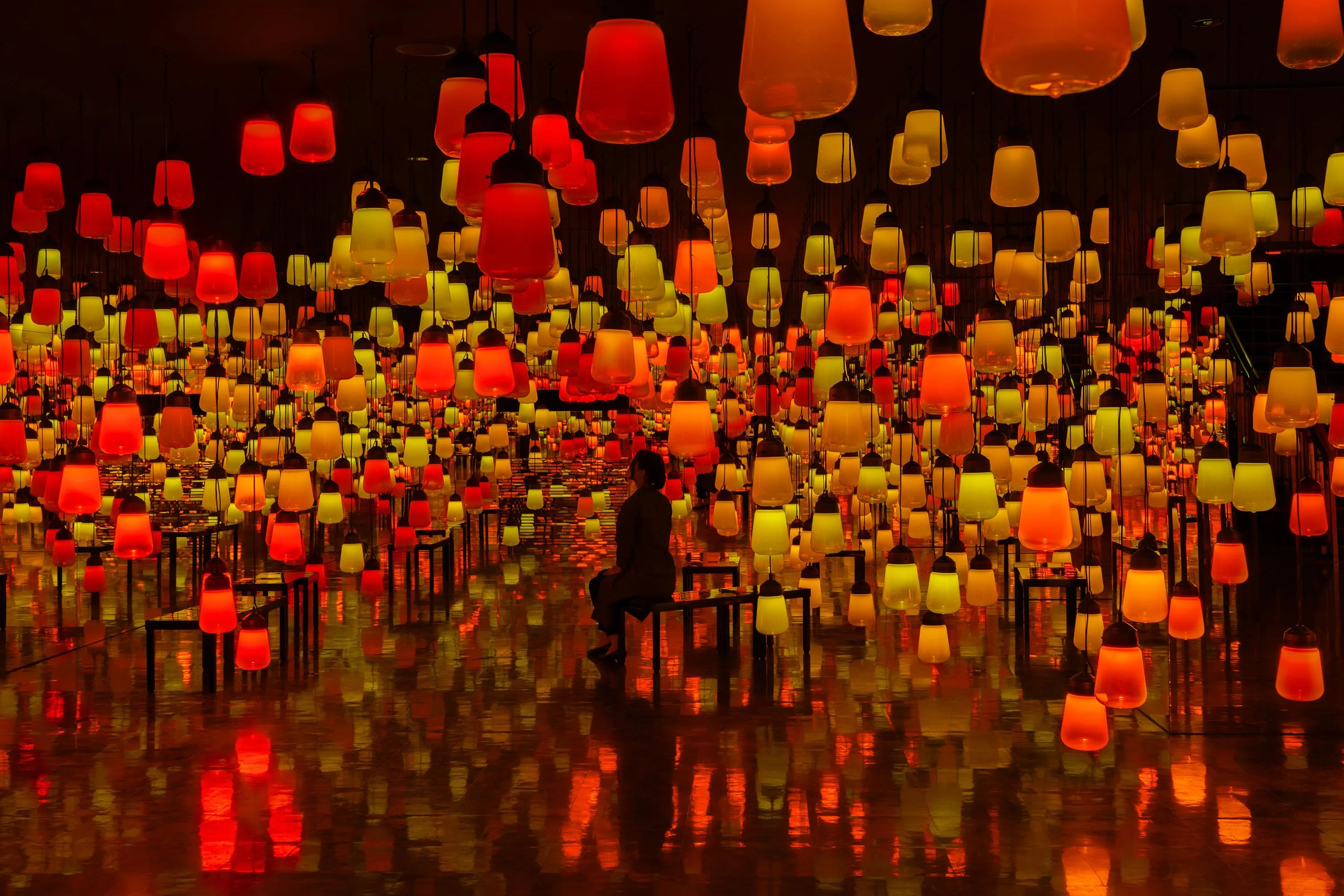 teamLab Ruins and Heritage: Rinkan Spa & Tea Ceremony | teamLab