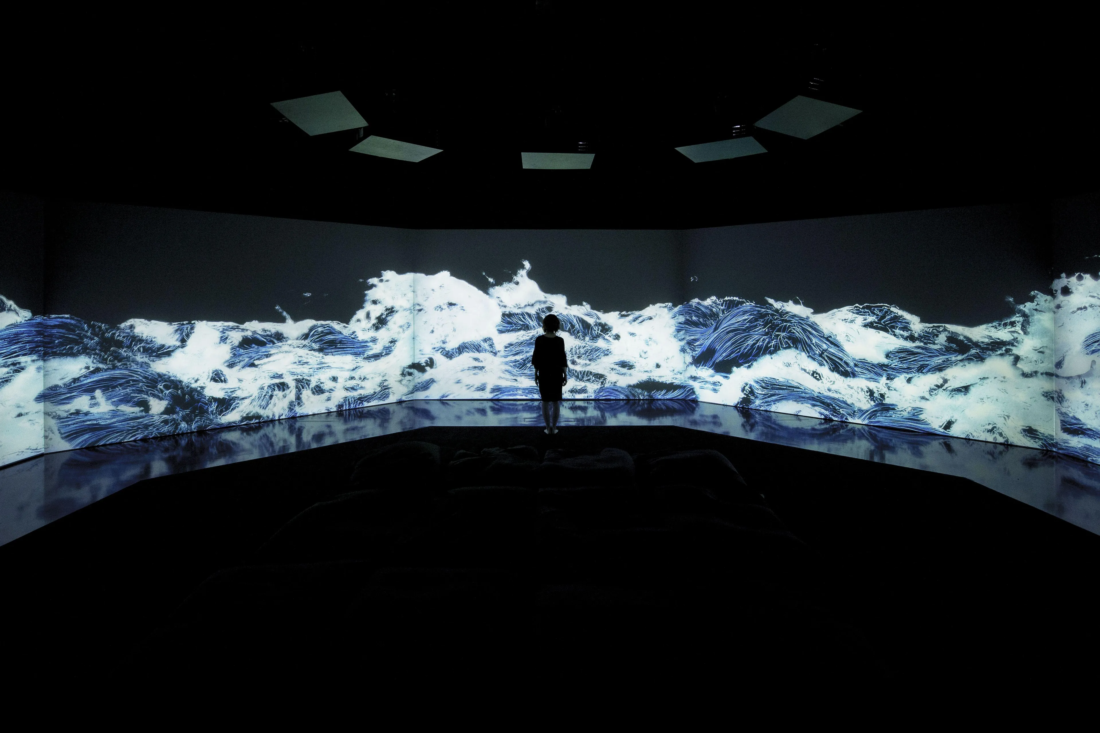 Black Waves | teamLab