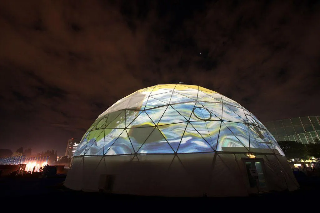 100 Years Sea Animation Diorama - Dome Version | teamLab